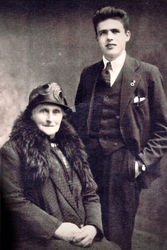 Margaret Morahan (née O'Hara) with grandson Michael Morahan