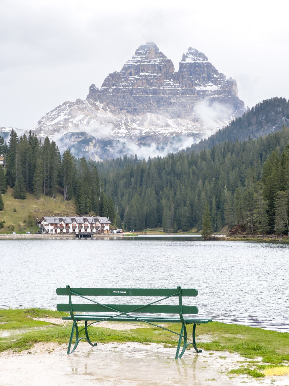 Dolomit Dağları Misurina Gölü