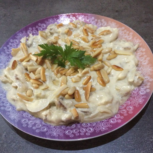 Tajen samak "fish with tahini"