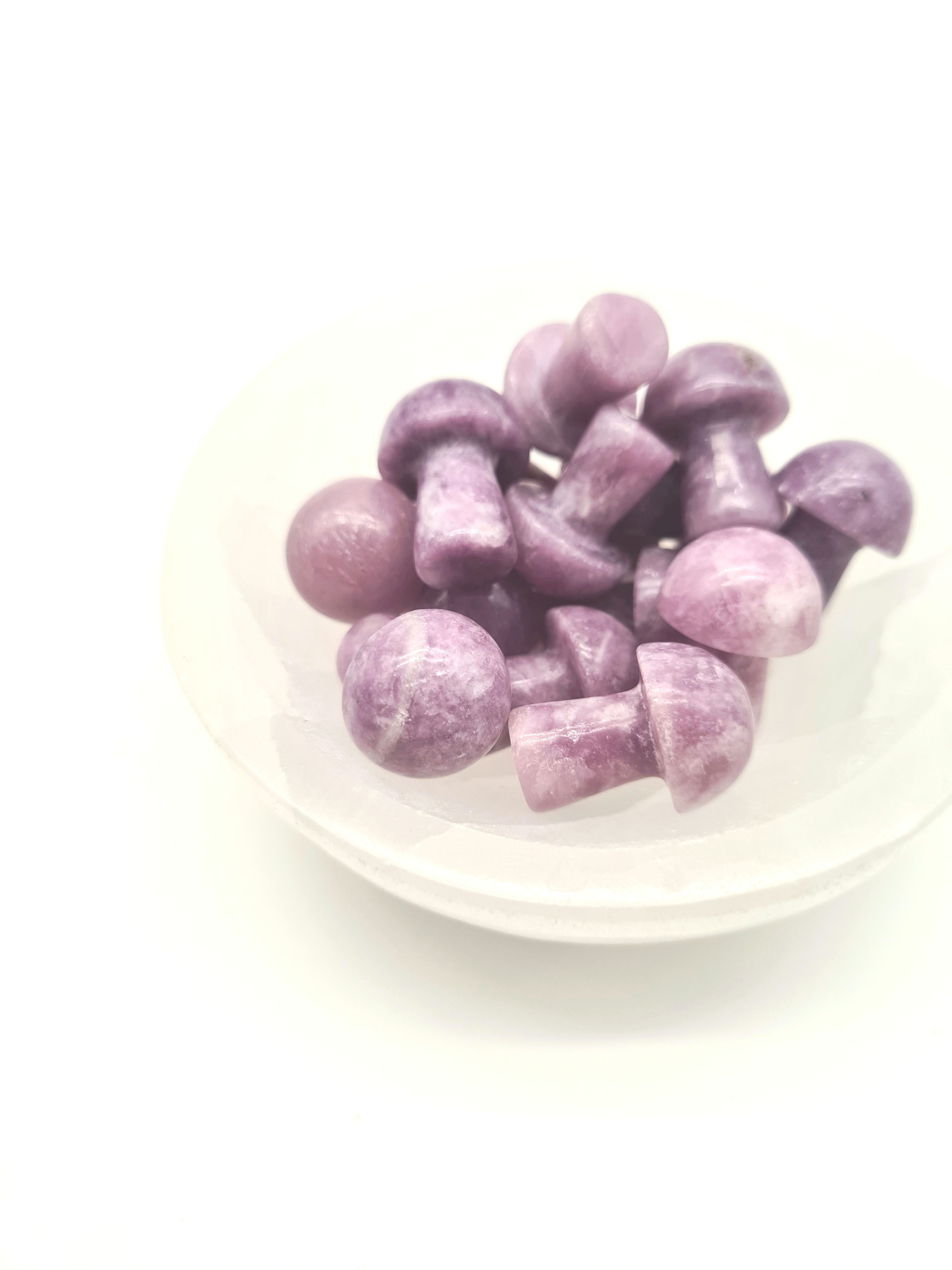 Lepidolite Mini Mushroom
