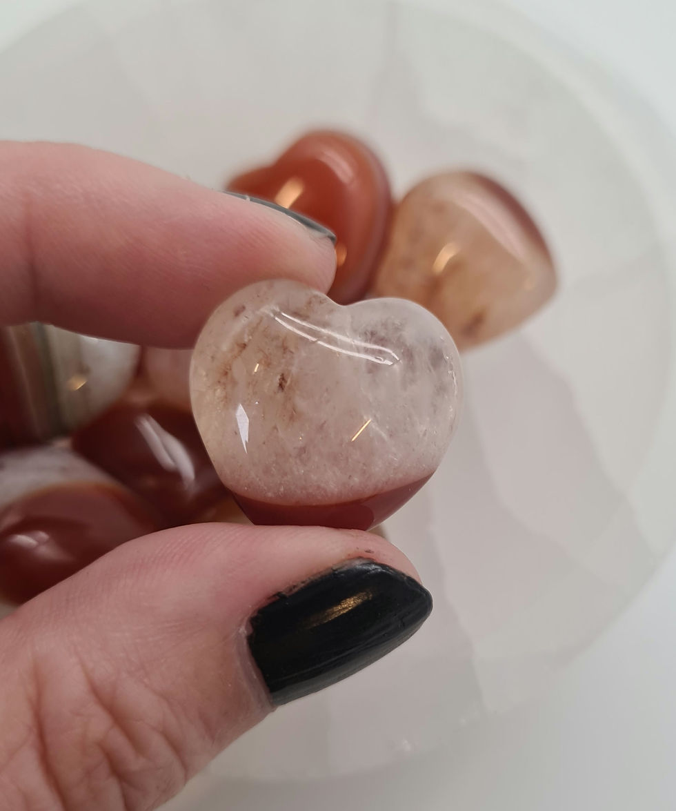 Thumbnail: Carnelian Mini Puffy Heart