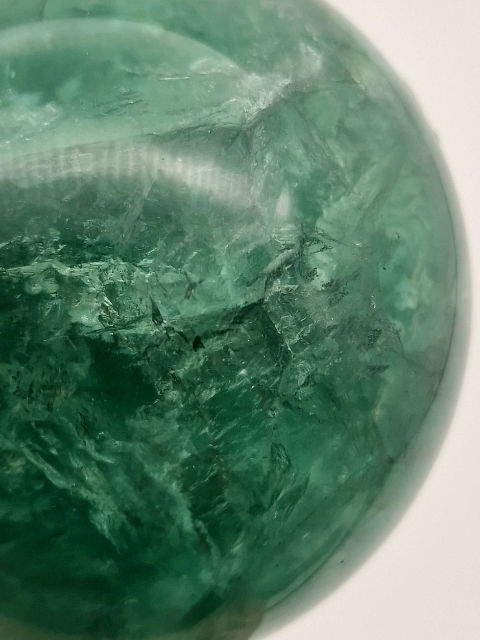 Thumbnail: Fluorite sphere || 3 