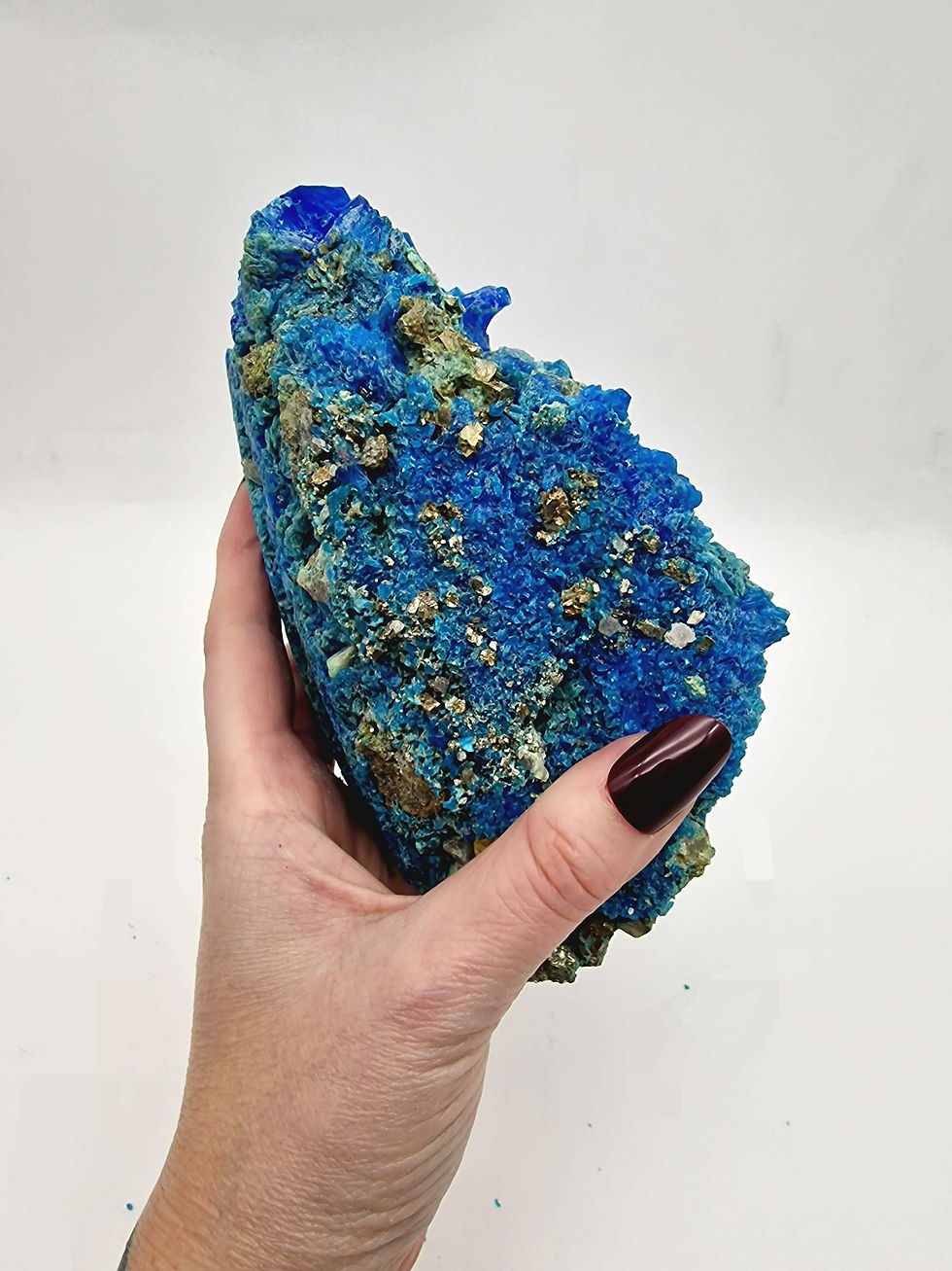 Thumbnail: || KYMOPOLEIA || Chalcanthite specimen