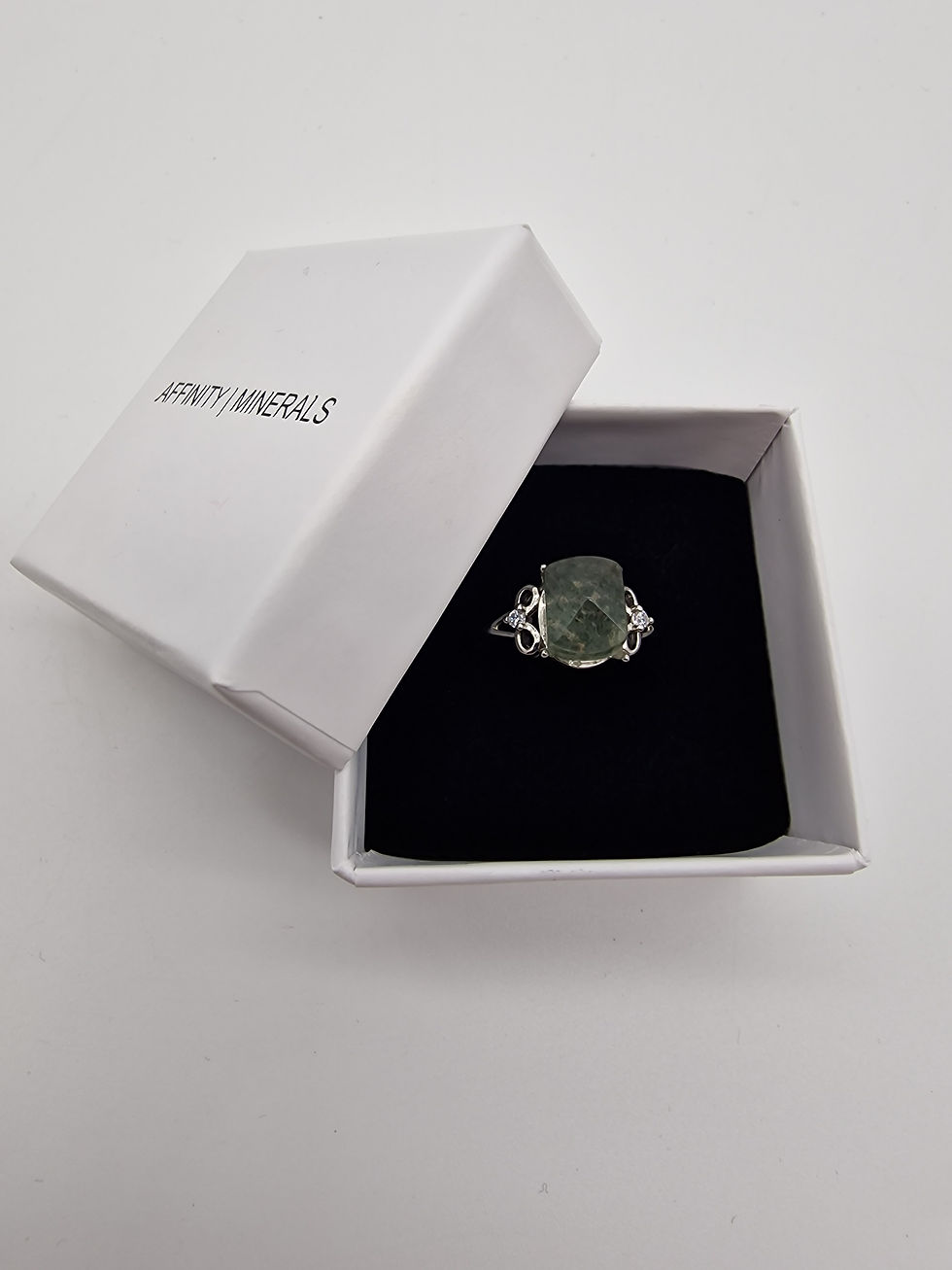 Thumbnail: Chunky Garden Quartz Adjustable Ring 