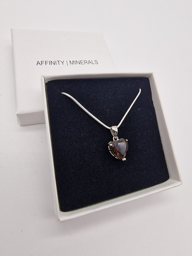 Smoky Quartz Heart Pendant | Affinityminerals