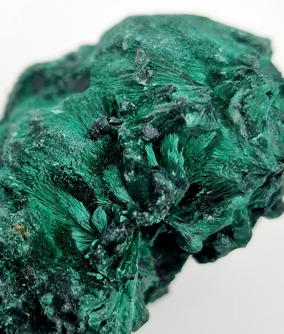 Thumbnail: Small raw silky malachite 