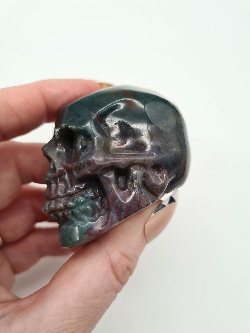Thumbnail: Ocean Jasper Skull || 5