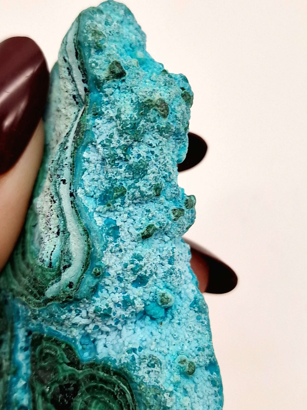 Thumbnail: Malachite and chrysocolla raw || 3