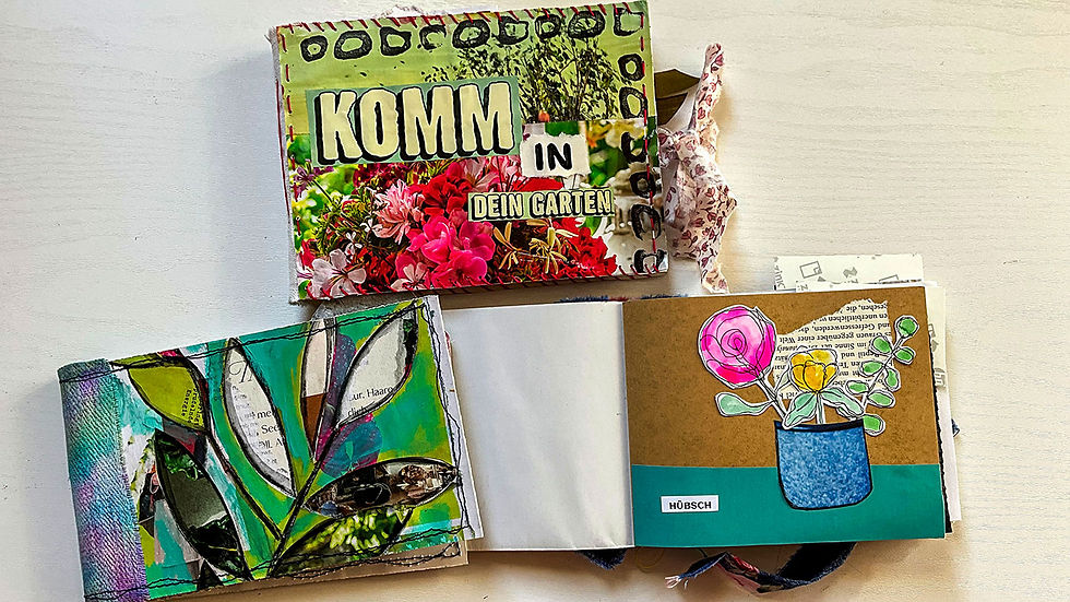 Kunstjournal aus alten Materialien: Einführung ins kreative Upcycling