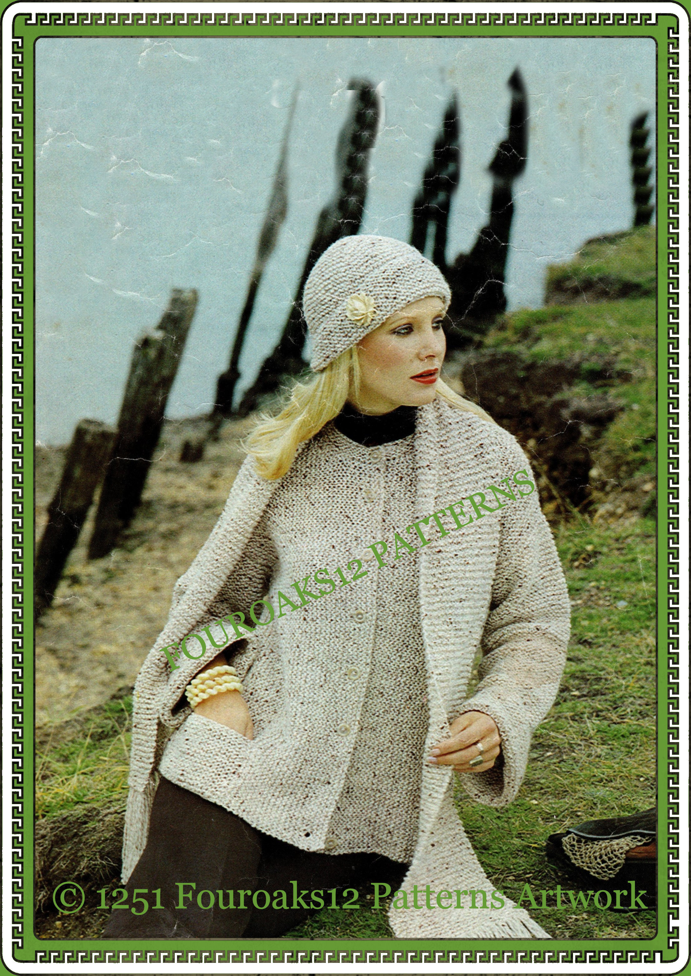 Lady's Jacket Set Knitting Pattern 1251