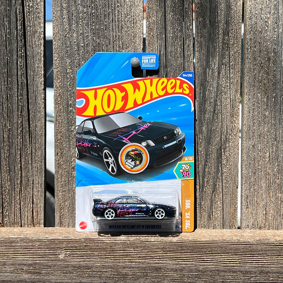 Hot Wheels Mainline Nissan Skyline GT-R (BCNR33)