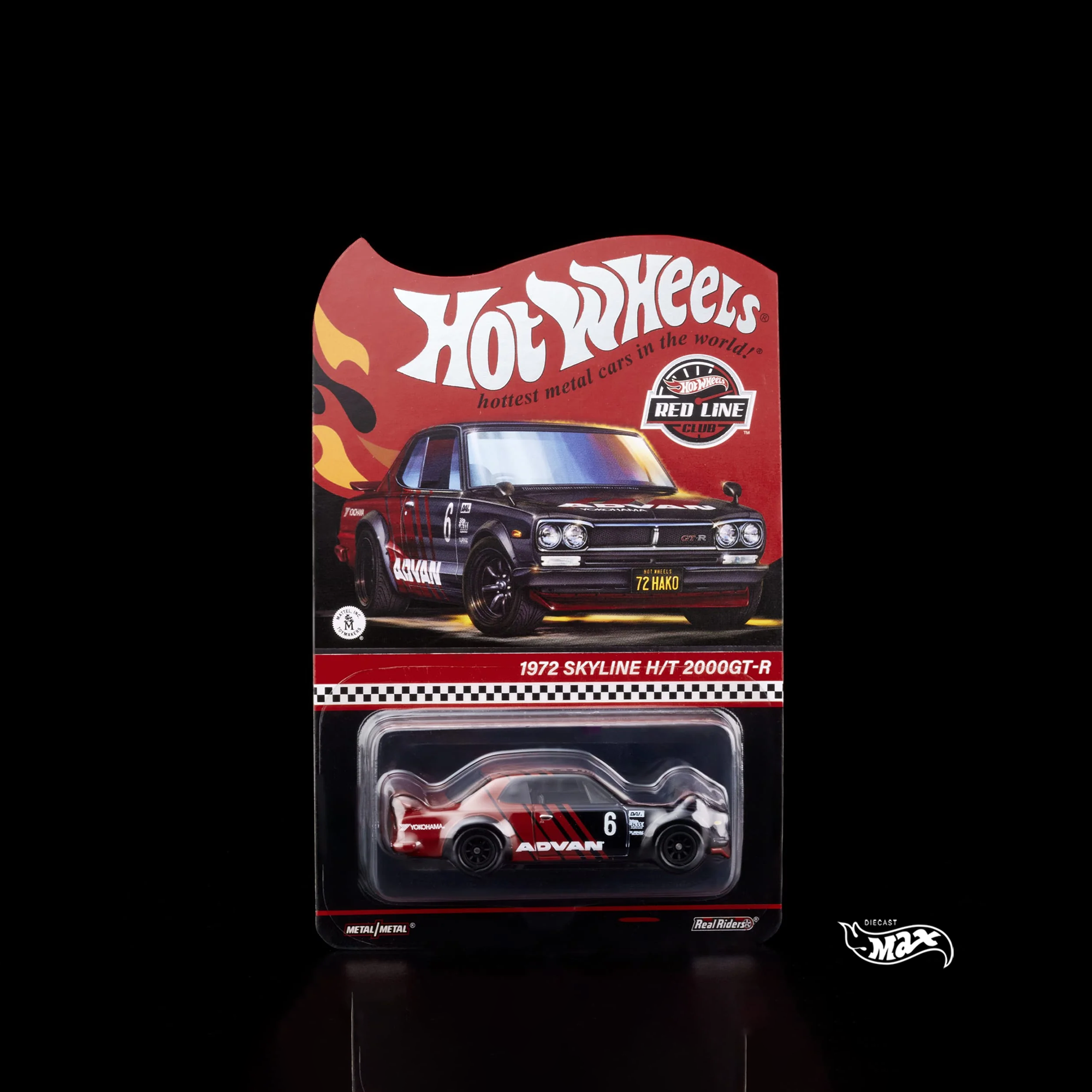 Hot Wheels RLC Exclusive RLC 1972 Skyline H/T 2000GT-R Advan | Diecast Max Tienda en Linea Mexico