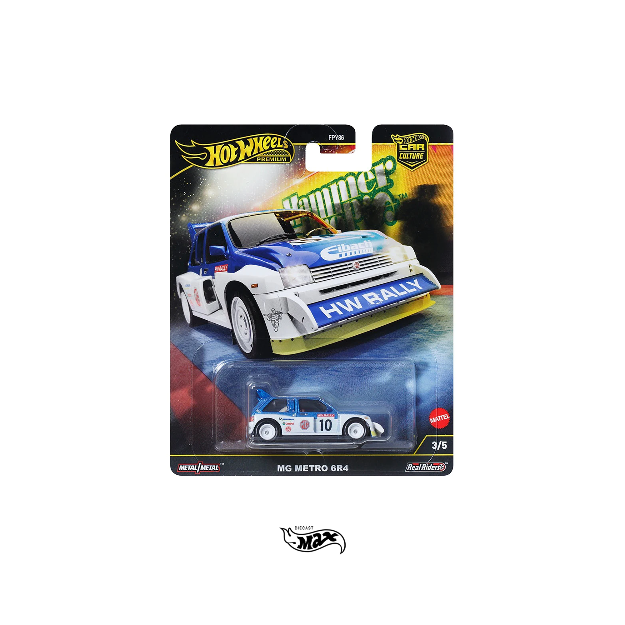 Hot Wheels Premium Car Culture MG Metro 6R4 Hammer Drop$