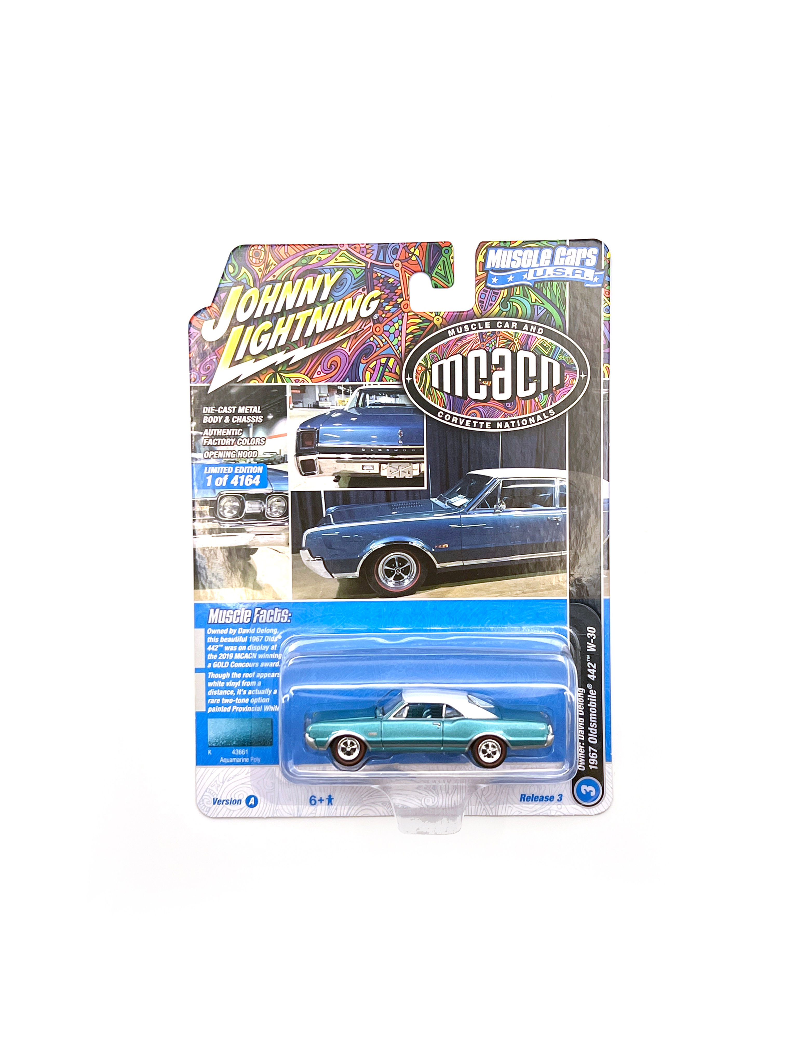Johnny Lightning Muscle Cars USA MCACN 1967 Oldsmobile 442 W30. 1 de 4,164