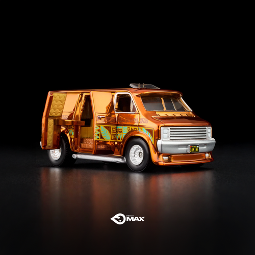 Hot Wheels RLC Exclusive '70s Dodge Tradesman Van Orange Tiki