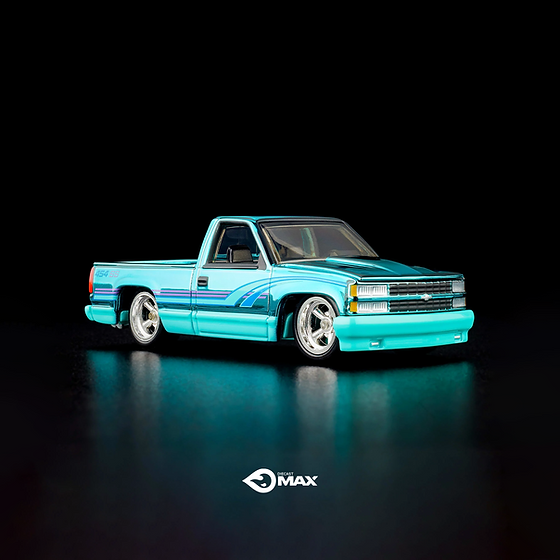 Hot Wheels RLC Exclusive 1990 Chevy 454 SS Pickup Truck Teal
