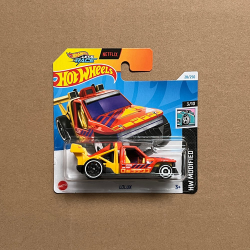 Hot Wheels Mainline Netflix Lets Race Lolux. HW Modified 3/10