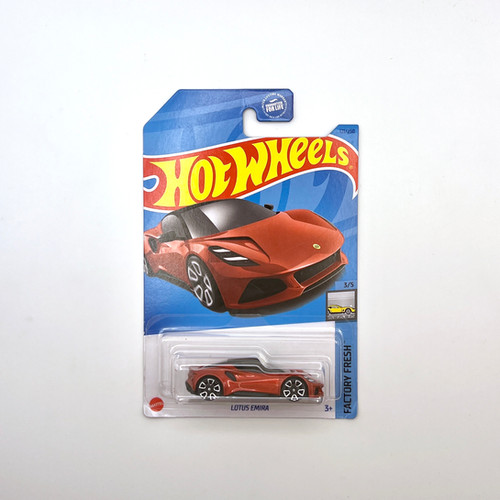 KYKYS Collector's Edition - Hot Wheels Lotus Emira in Silver w/ Case
