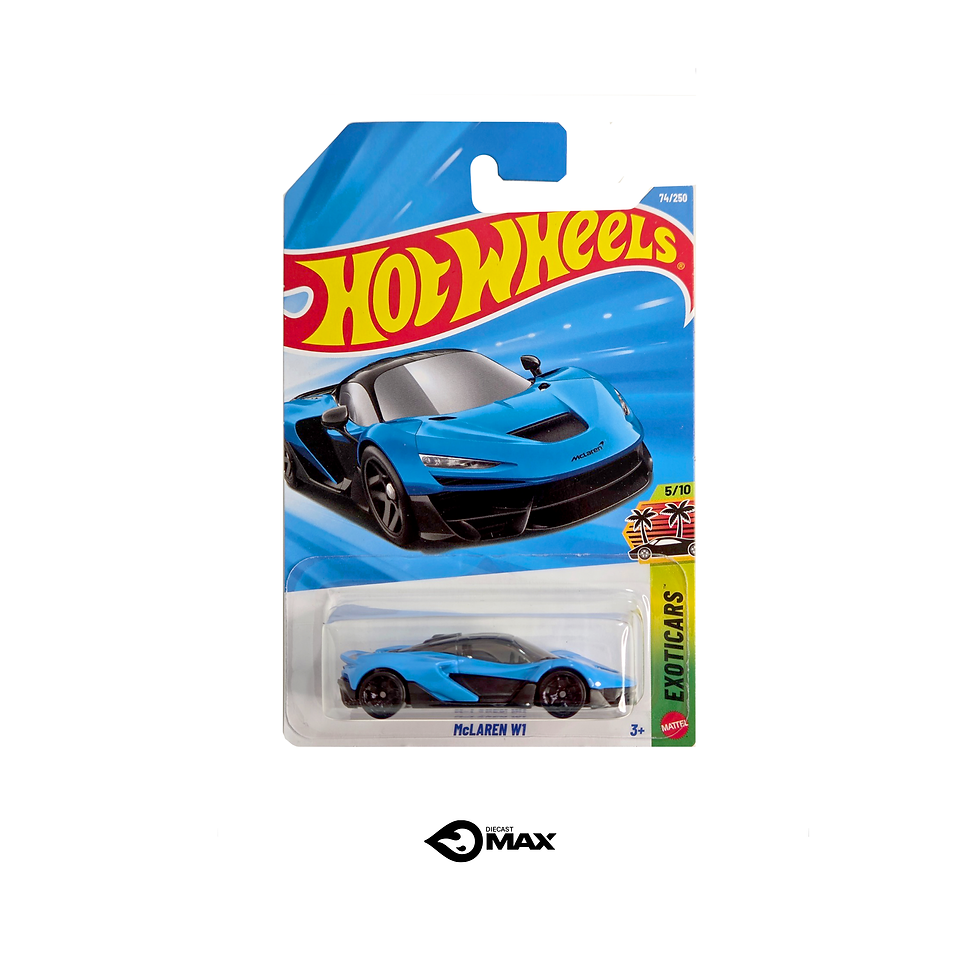 Hot Wheels Mainline McLaren W1 (Blue)