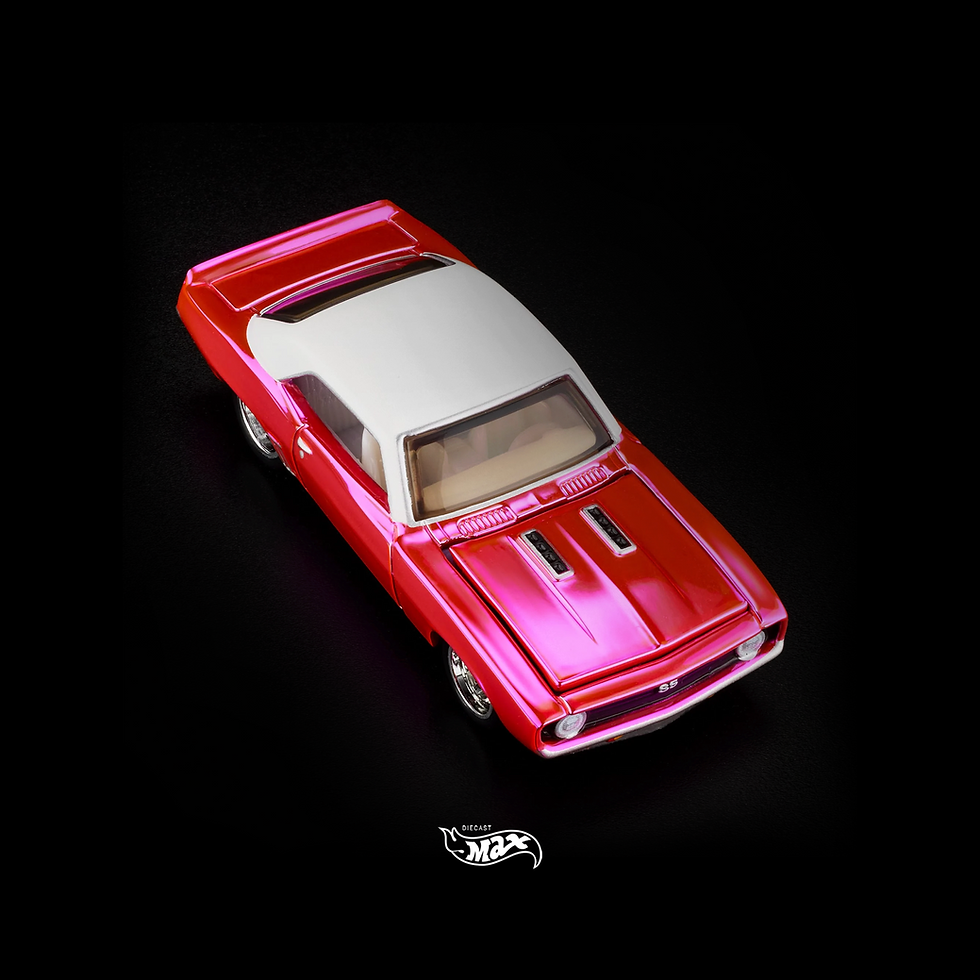 Miniatura: Hot Wheels RLC Exclusive 1969 Chevy Camaro SS Pink. LA Convention