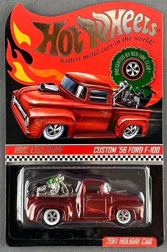 ホットウィール ホリデーロッズ ホリデーカー '56 FORD F-100 Hot Wheels Custom '56 Ford F100, Holiday Car | Diecast Max
