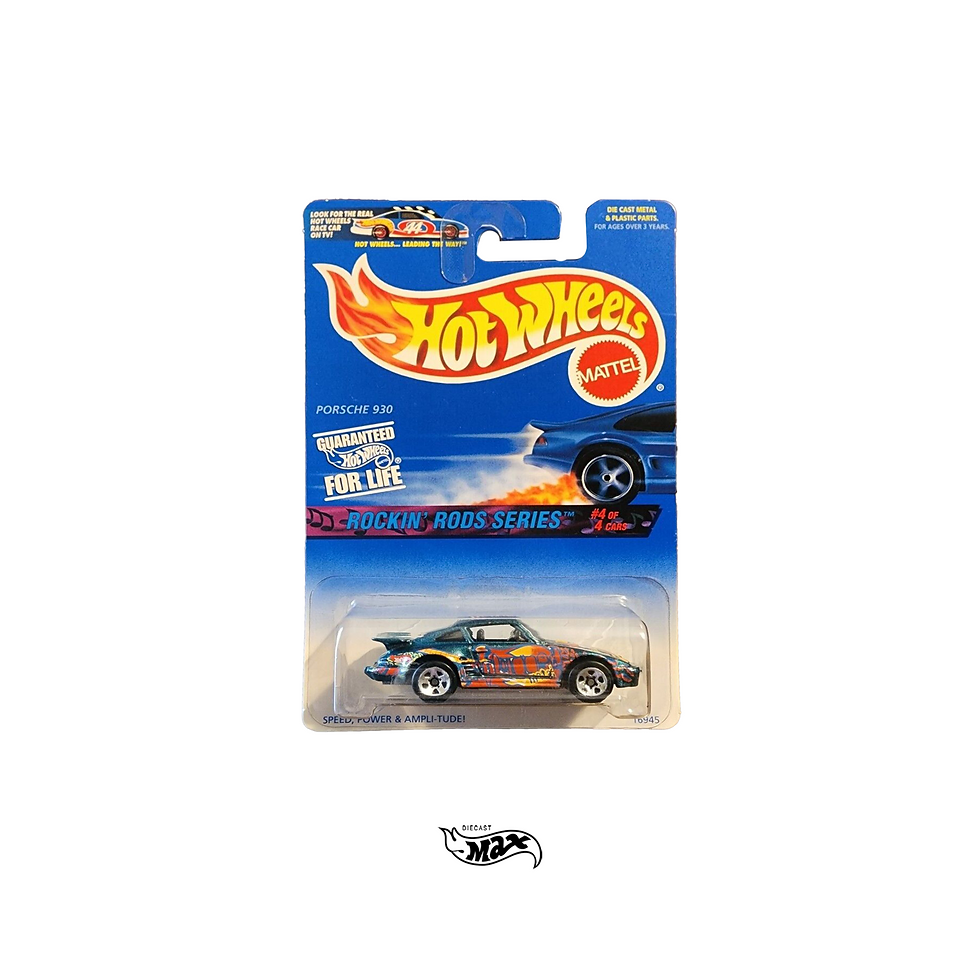Hot Wheels Old Card Porsche 930 Rockin’ Rods Series #4 de 4