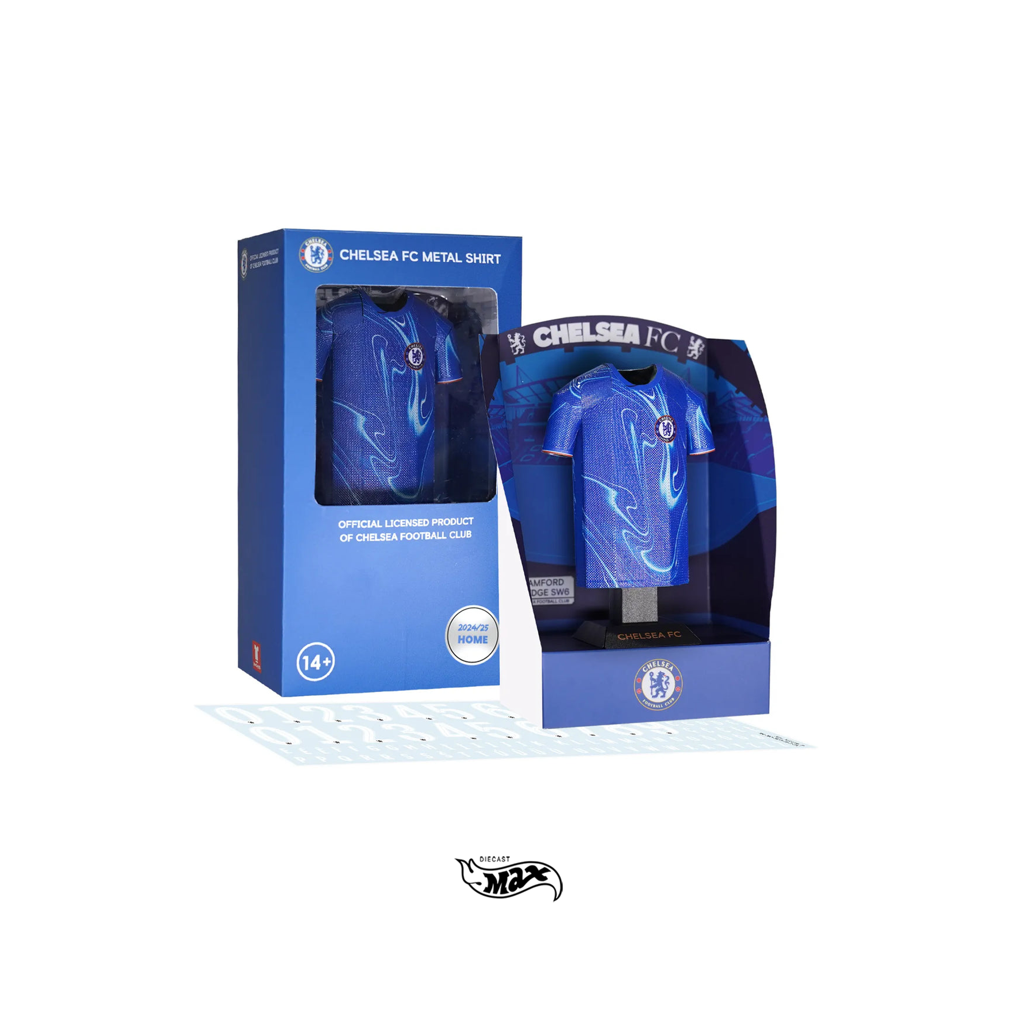 Miniature Jersey. Chelsea FC 24/25 Metal Home Shirt