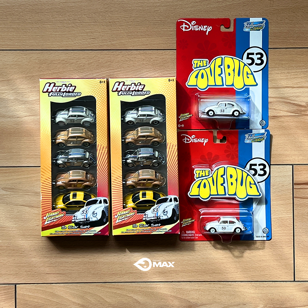 Miniatura: Johnny Lightning Herbie Ultimate Max Multi-pack. The Love Bug, Fully Loaded