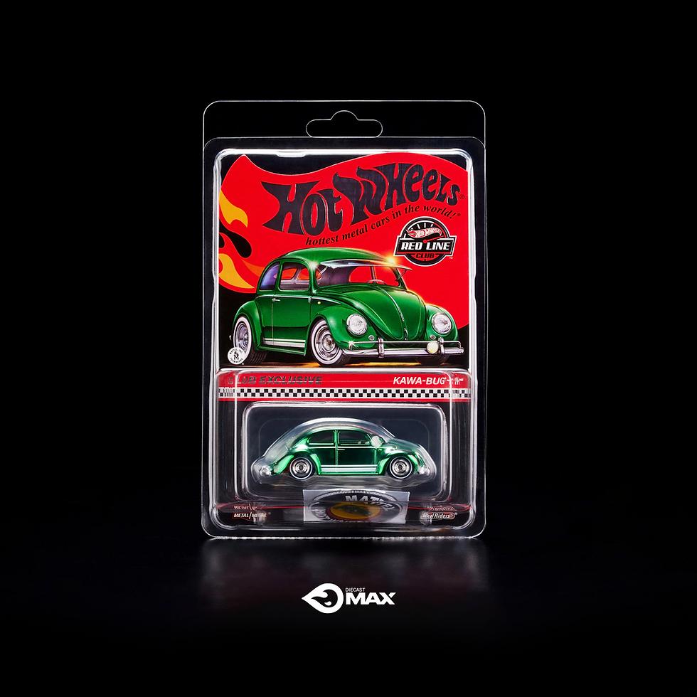 Miniatura: Hot Wheels RLC Exclusive Kawa-Bug-A Membership Car 2024. Spectraflame Dark Green
