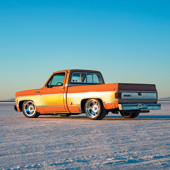 M2 Machines 1976 GMC Sierra Grande 15 Orange Slice (Silverado