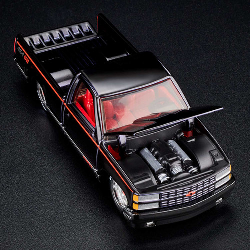Hot Wheels RLC Exclusive 1990 Chevy 454 SS. Black Rat Pickup Truck