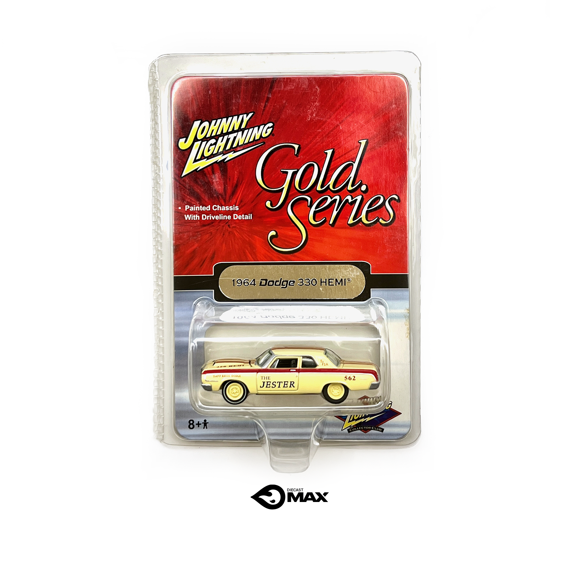 Johnny Lightning Gold Series Clam Pack 1964 Dodge 330 Hemi "The Jester" 562
