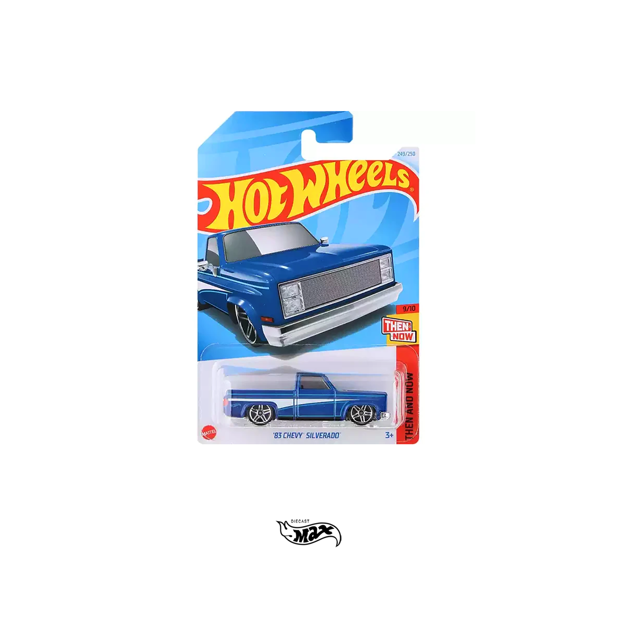 Hot Wheels ’83 Chevy Silverado Then and Now 2024. Caja Q