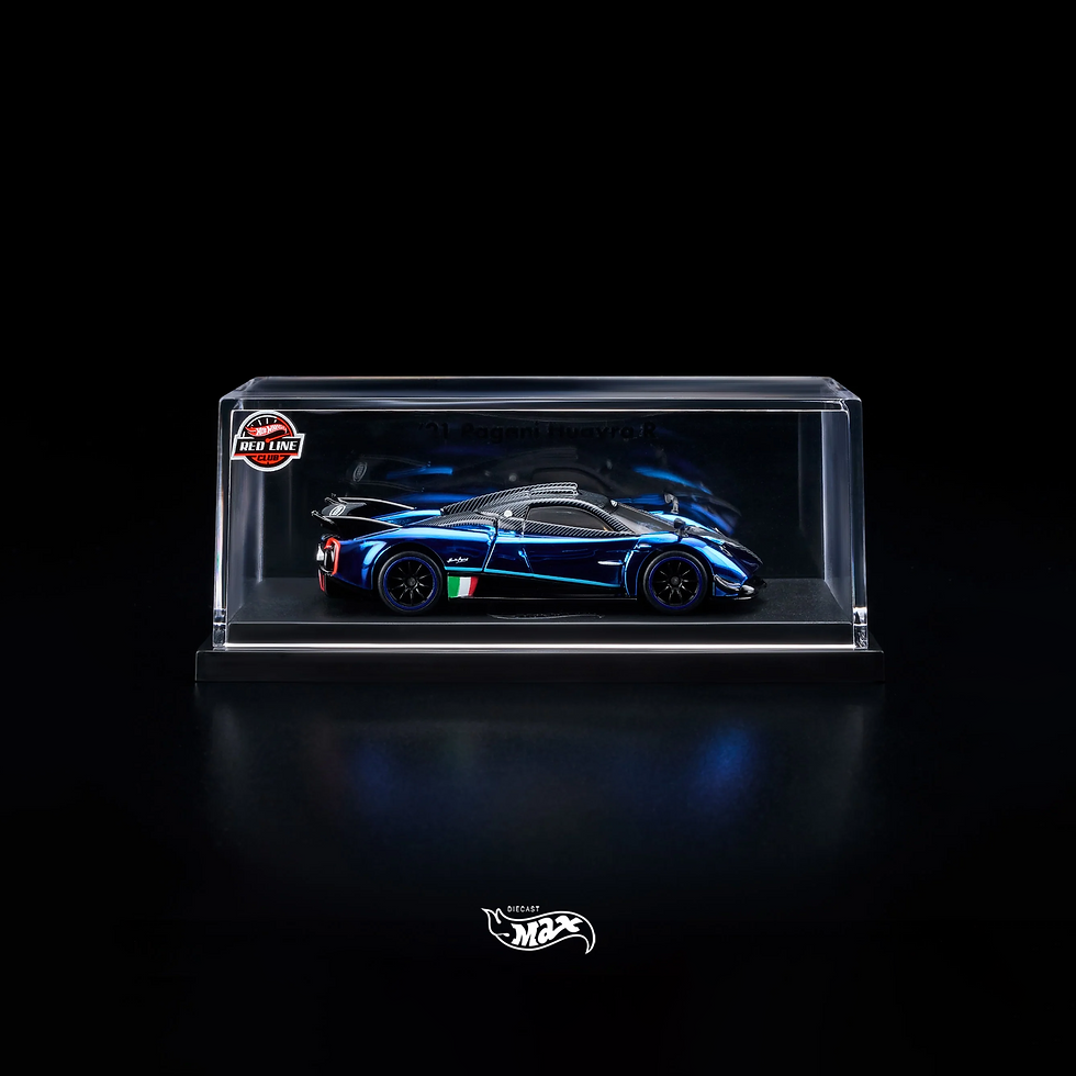 Miniatura: Hot Wheels RLC Exclusive 2021 Pagani Huayra R Spectraflame indigo blue