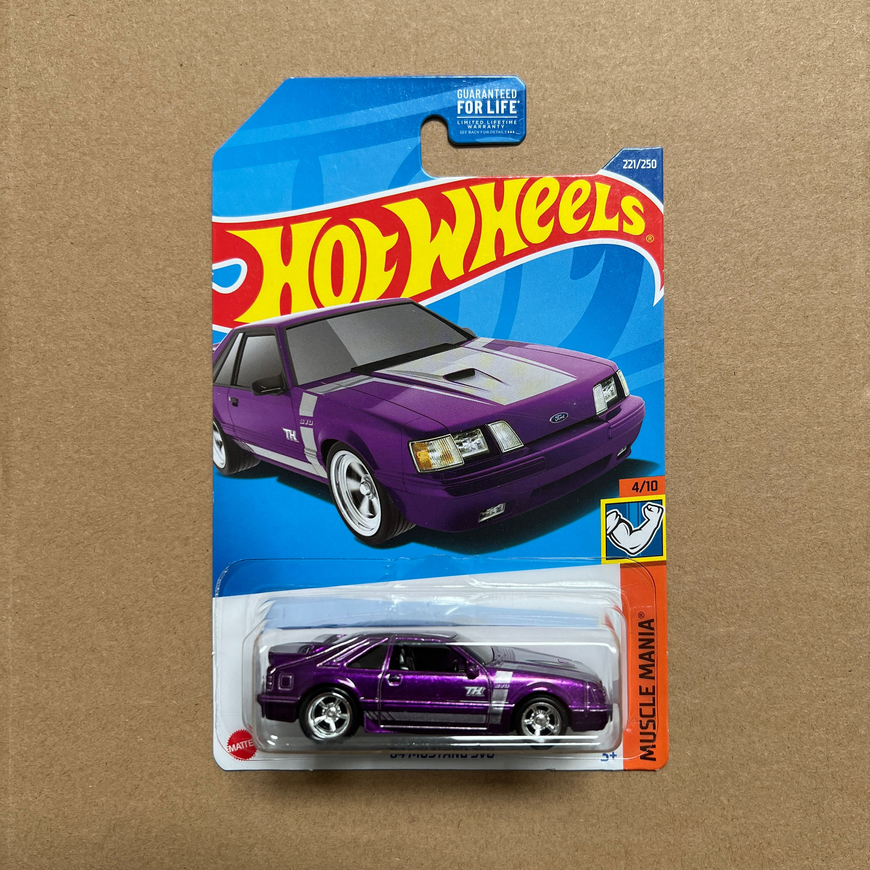 Hot Wheels Mainline ’84 Mustang SVO. Muscle Mania #4/10. STH | Diecast Max Tienda en Linea Mexico