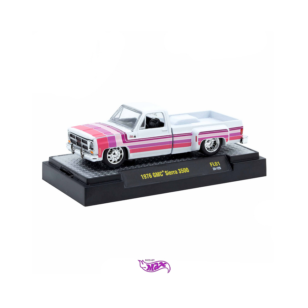 Miniatura: M2 Machines SEMA Show 2024 Exclusive 1976 GMC Sierra Grande 3500 Dually Chevy