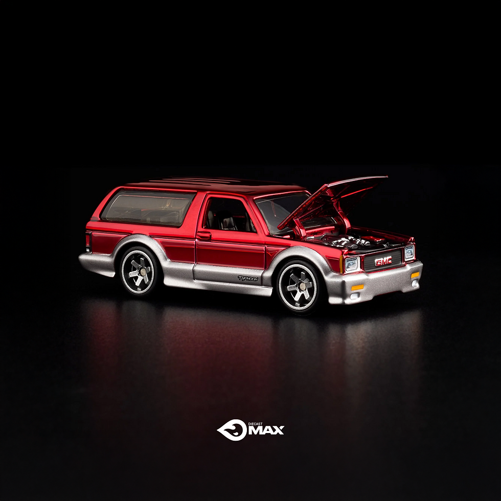 Hot Wheels RLC Exclusive 1992 GMC Typhoon Spectraflame Red 2-Tone