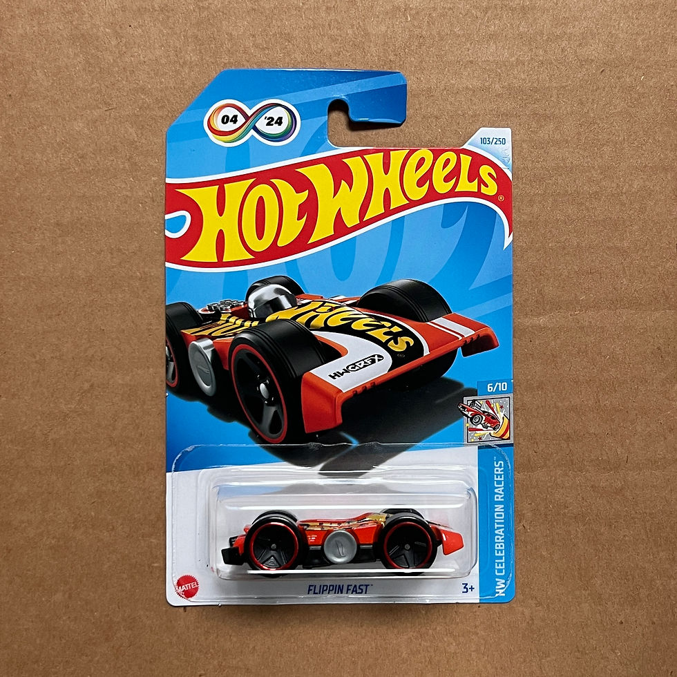 Hot Wheels Mainline Flippin Fast. HW Celebration Racers #6/10. ASAN Version