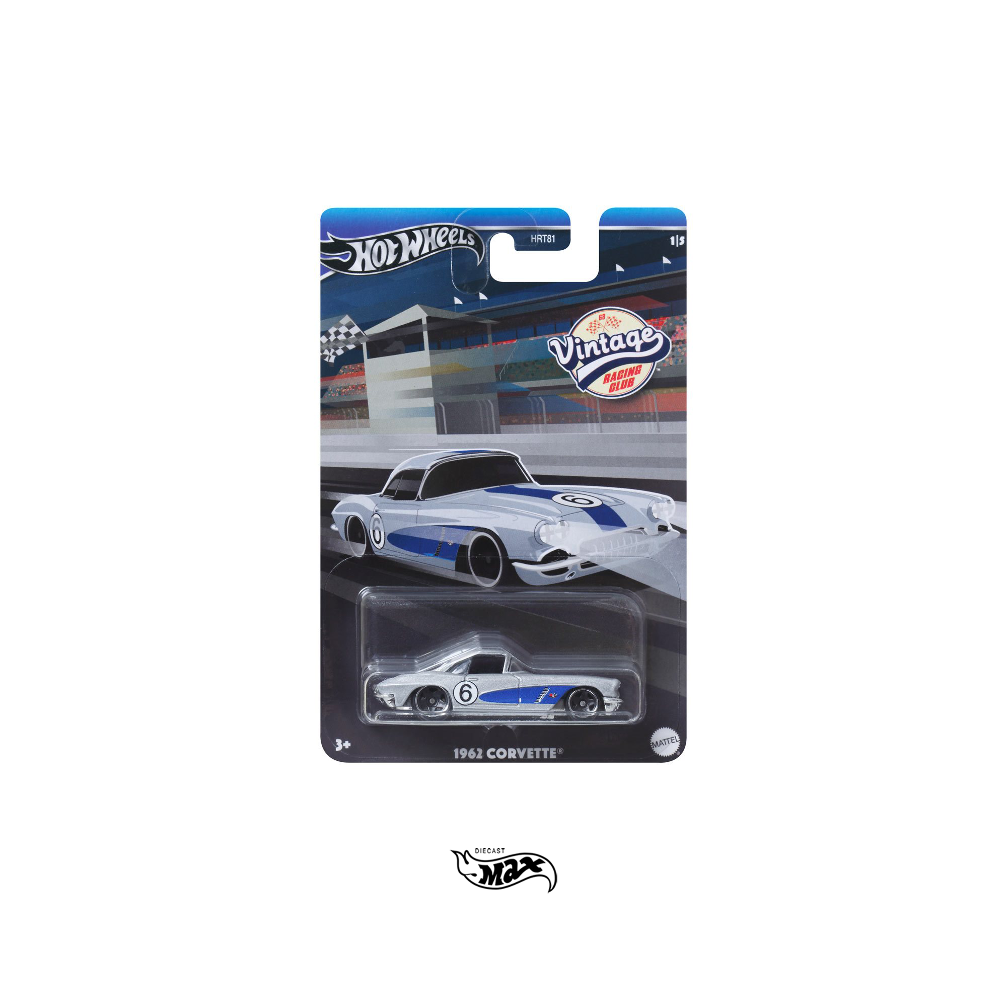 Hot Wheels Vintage Racing Club Grand Prix ’62 Corvette | Diecast Max Tienda en Linea mexico