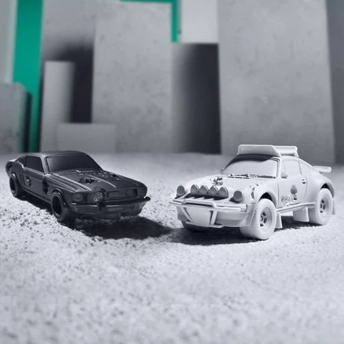 Hot Wheels RLC x Daniel Arsham Complete Car and Rally Case Set