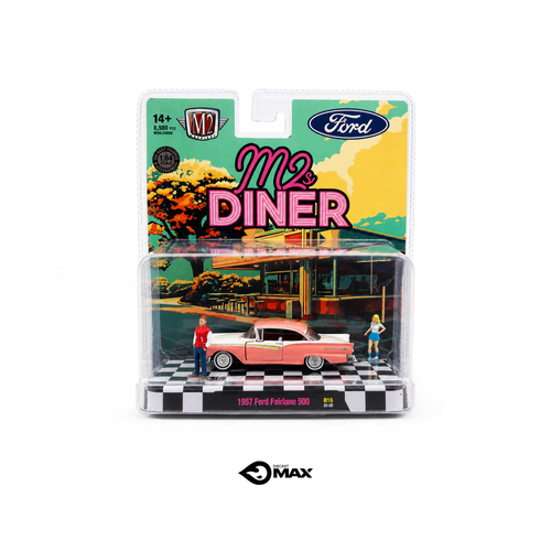 M2 Machines Diorama R16 1957 Ford Fairlane 500 con personajes