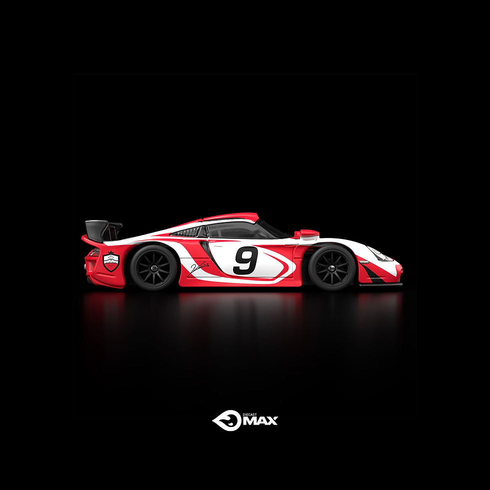 Miniatura: Hot Wheels RLC Exclusive x Robert Lewandowski 1997 Porsche 911 GT1