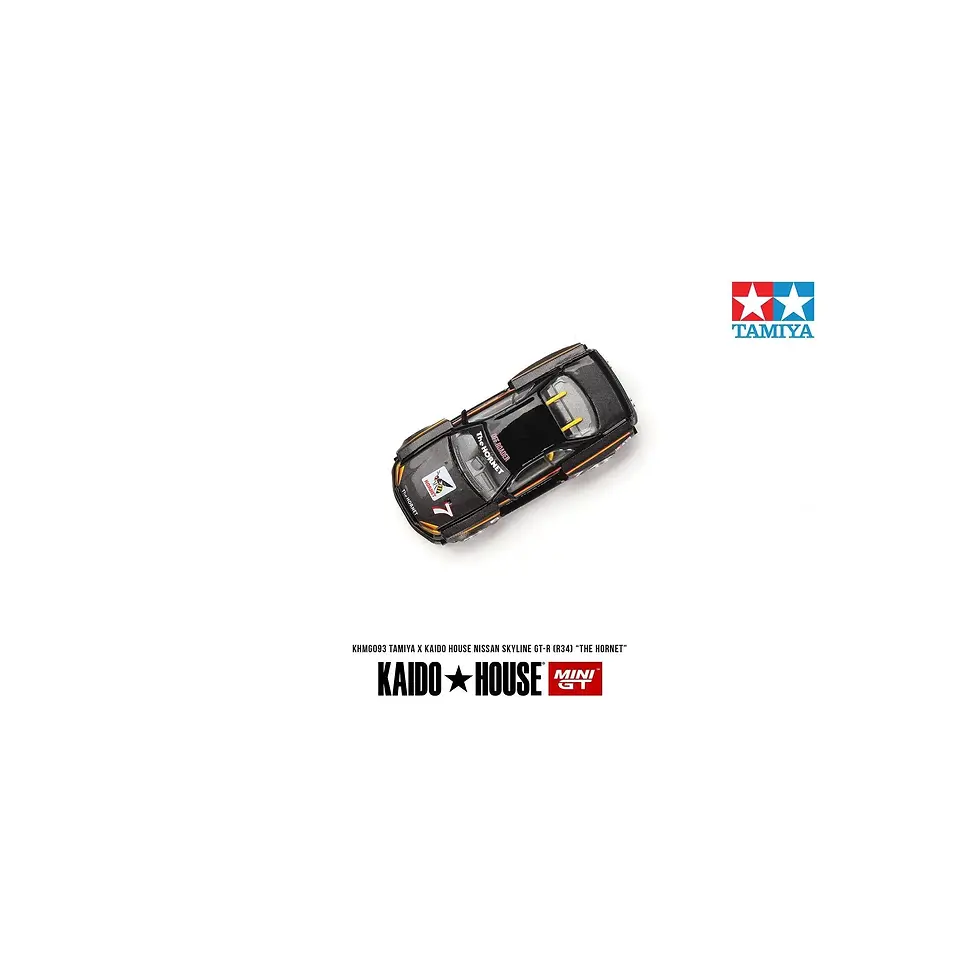 Miniatura: Kaido House x Mini GT Tamiya Nissan Skyline GT-R (R34) ” The Hornet” Diecast Max Tienda Online Mexico