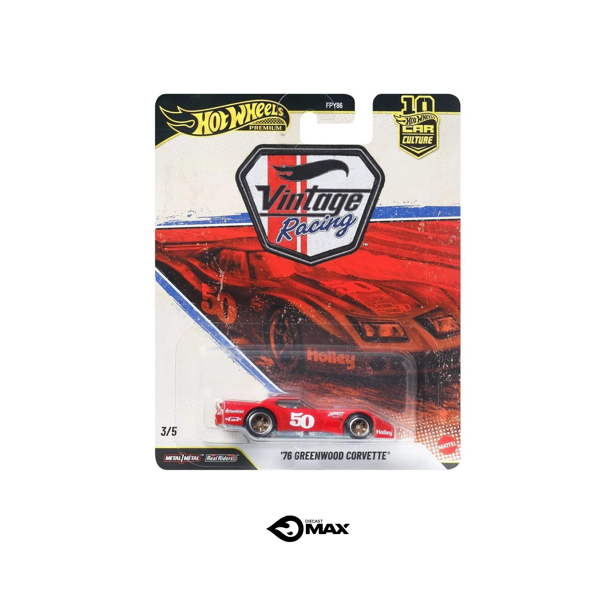 Hot Wheels Premium Vintage Racing ’76 Greenwood Corvette