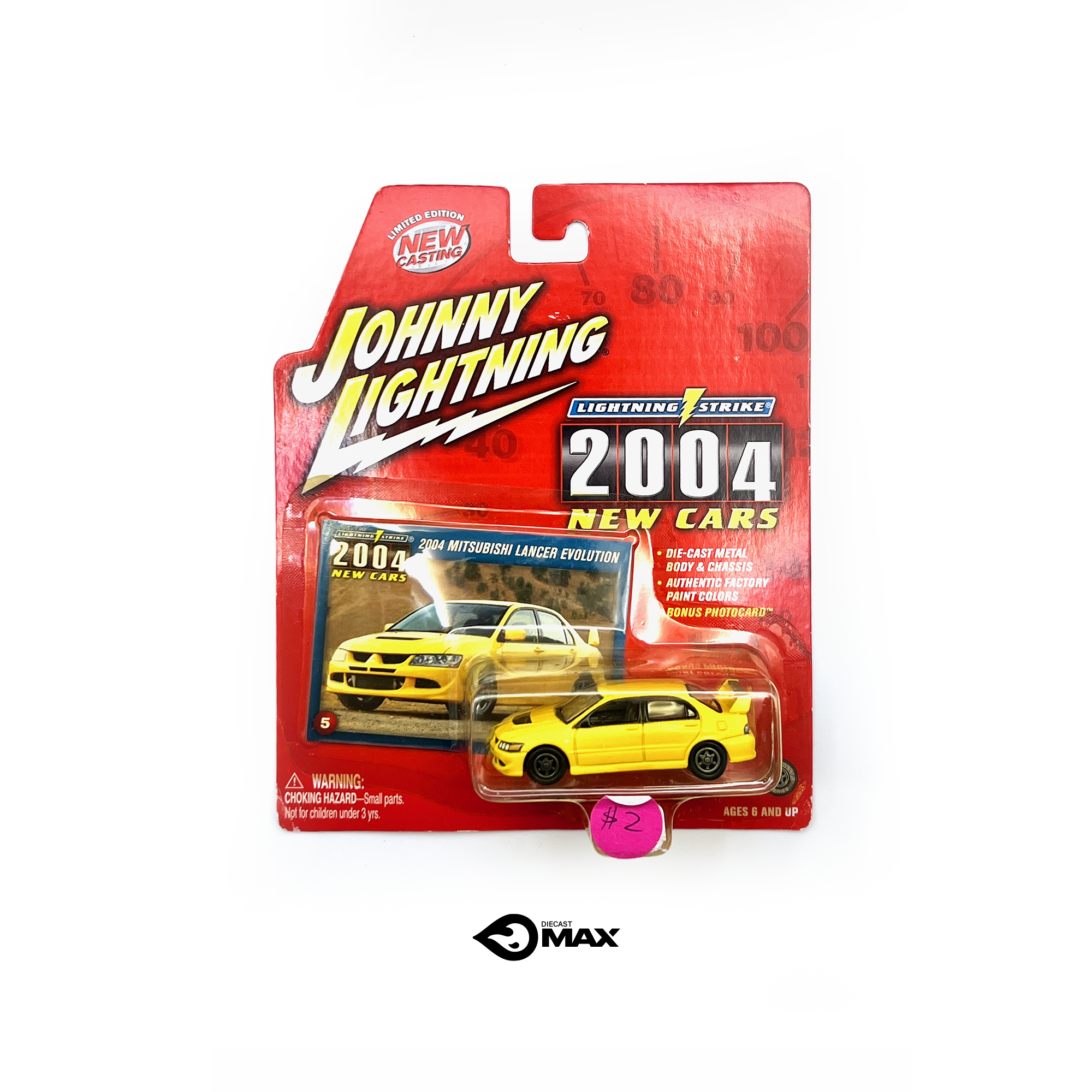 Johnny Lightning Strike 2004 Mitsubishi Lancer Evolution