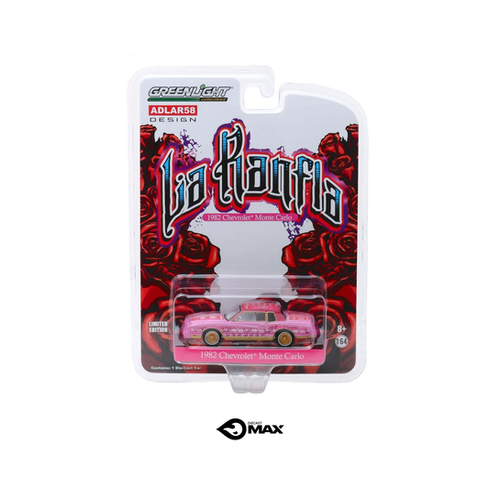 Greenlight 1982 Chevrolet Monte Carlo “La Ranfla” Lowrider. Ltd Ed