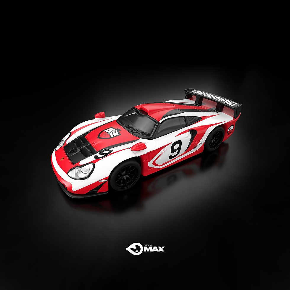 Miniatura: Hot Wheels RLC Exclusive x Robert Lewandowski 1997 Porsche 911 GT1