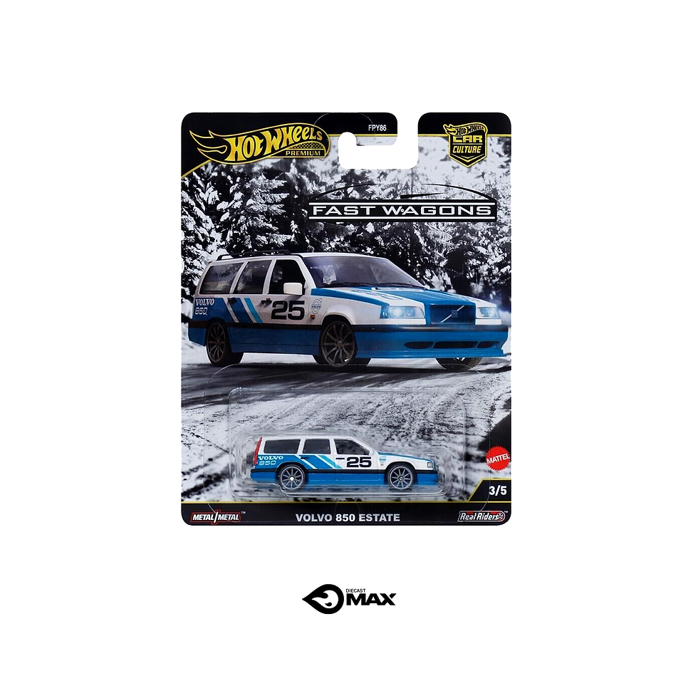Hot Wheels Premium Car Culture Fast Wagons Volvo 850 Estate