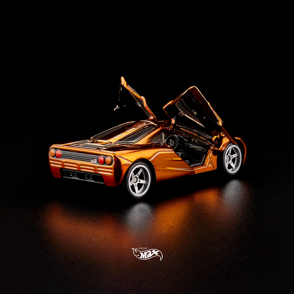 Miniatura: Hot Wheels RLC Exclusive McLaren F1 Spectraflame Dark Orange. Diecast Max Tienda en Linea Mexico