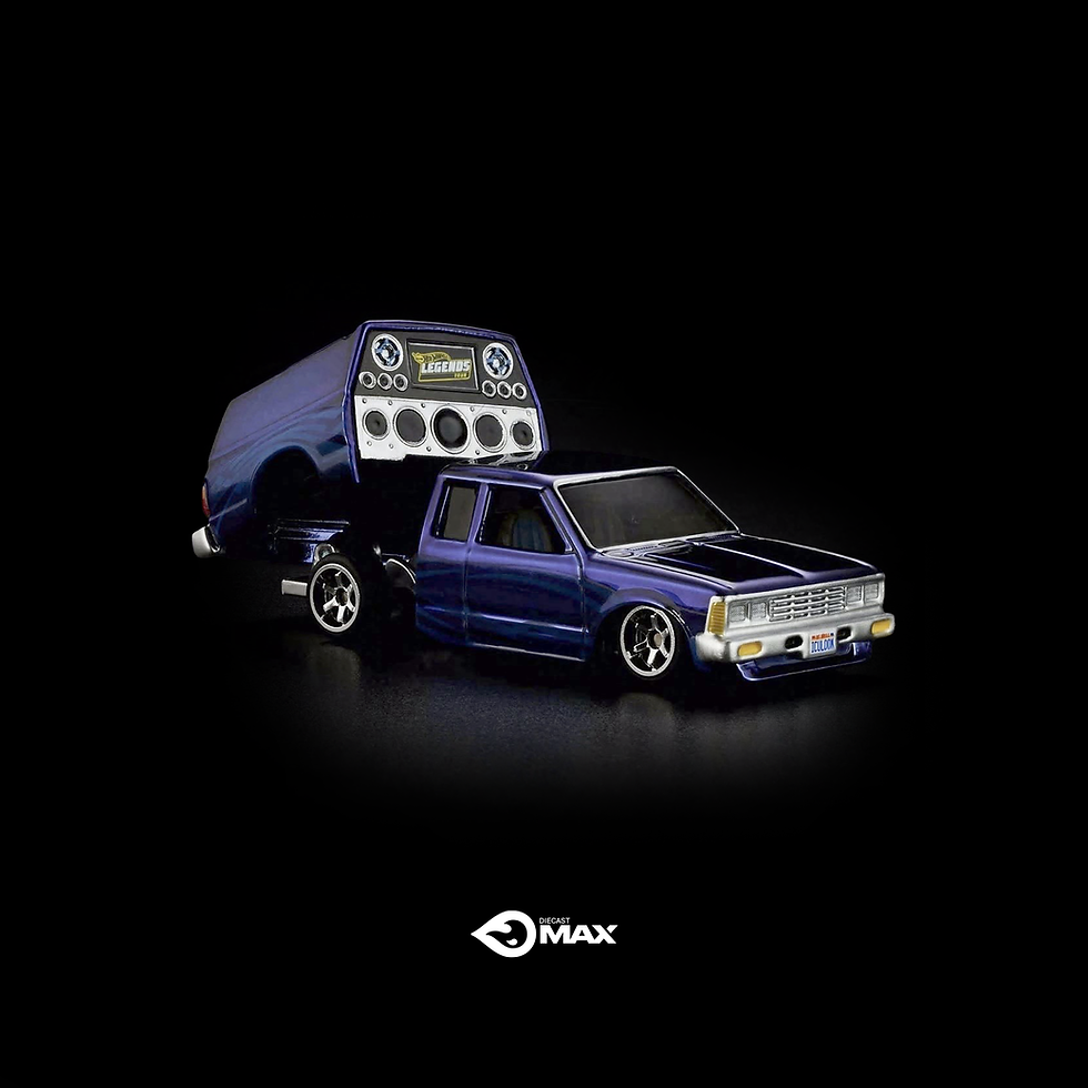 Miniatura: Hot Wheels RLC Exclusive 1986 Nissan 720 King Cab. Dark Blue